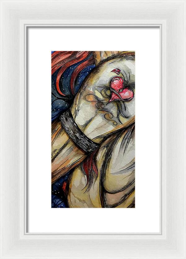 Love Tat - Framed Print