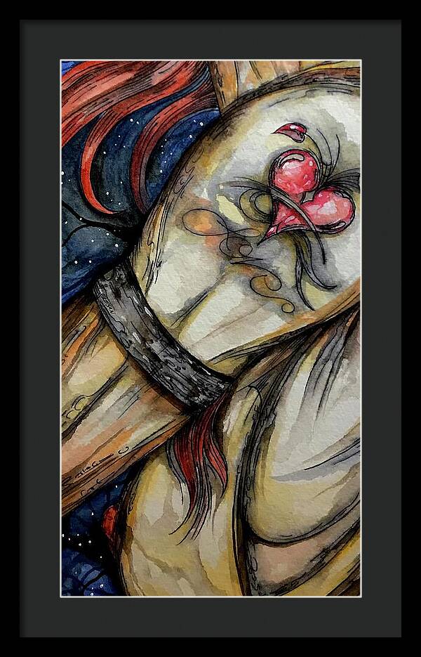 Love Tat - Framed Print