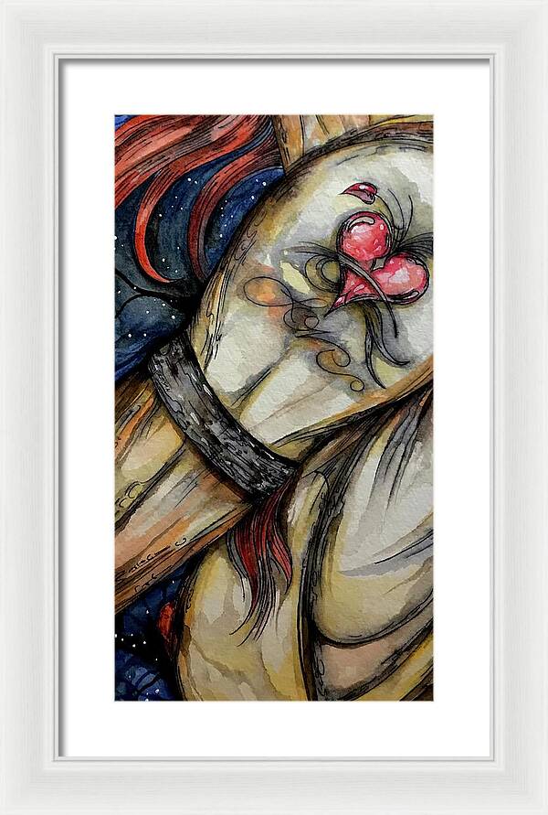 Love Tat - Framed Print