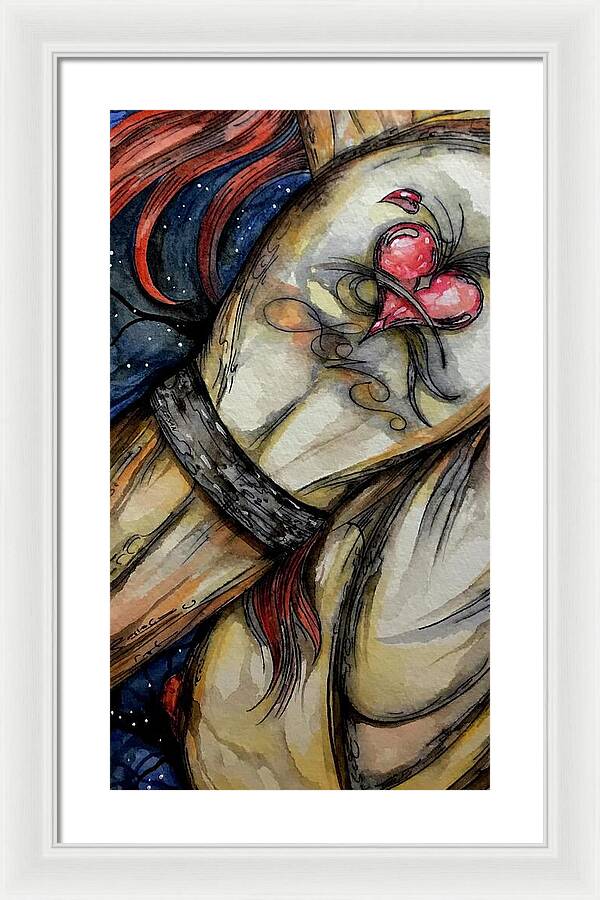 Love Tat - Framed Print