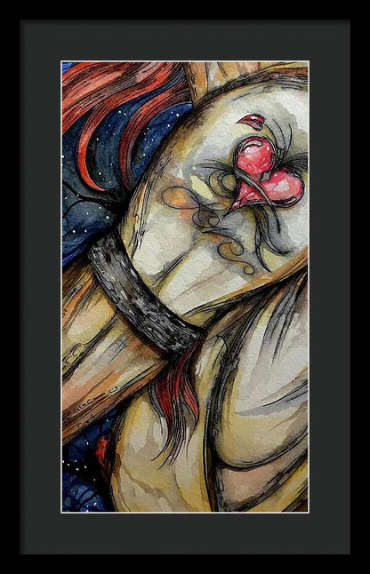 Love Tat - Framed Print