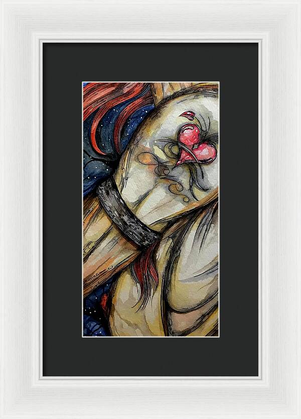 Love Tat - Framed Print