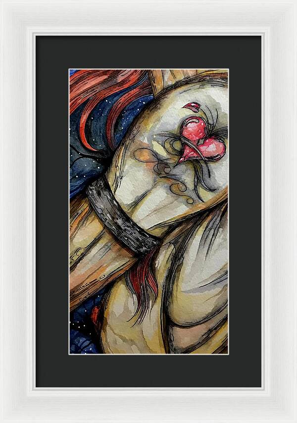 Love Tat - Framed Print