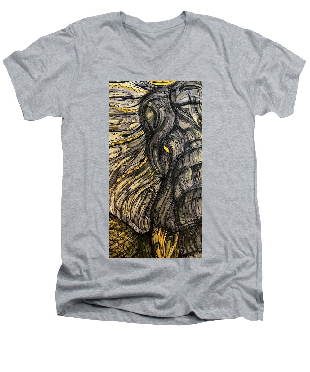 Mammoth Sun - Men's V-Neck T-Shirt