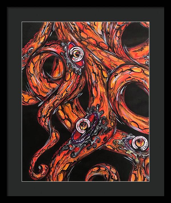 OctaArms - Framed Print
