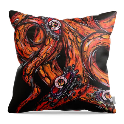 OctaArms - Throw Pillow