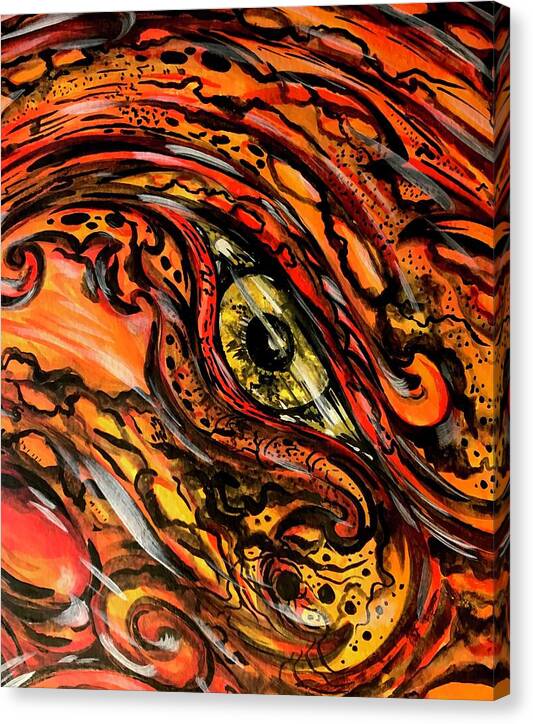 Orange Eye - Canvas Print