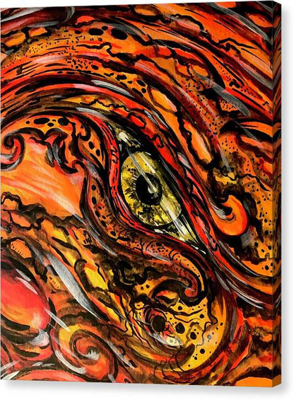 Orange Eye - Canvas Print