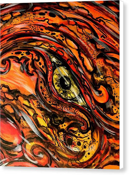 Orange Eye - Canvas Print