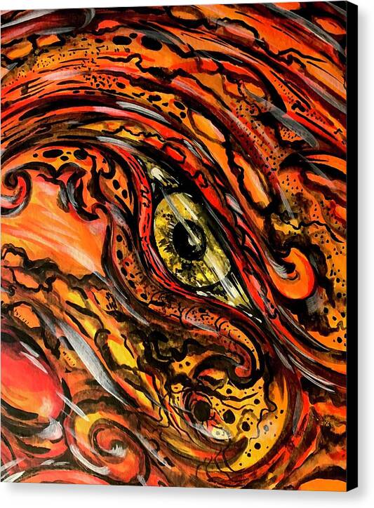 Orange Eye - Canvas Print