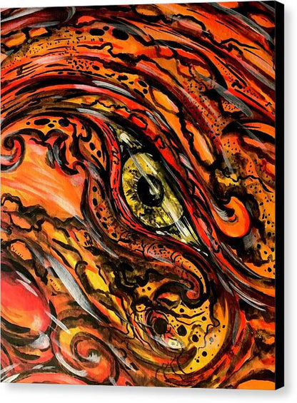 Orange Eye - Canvas Print