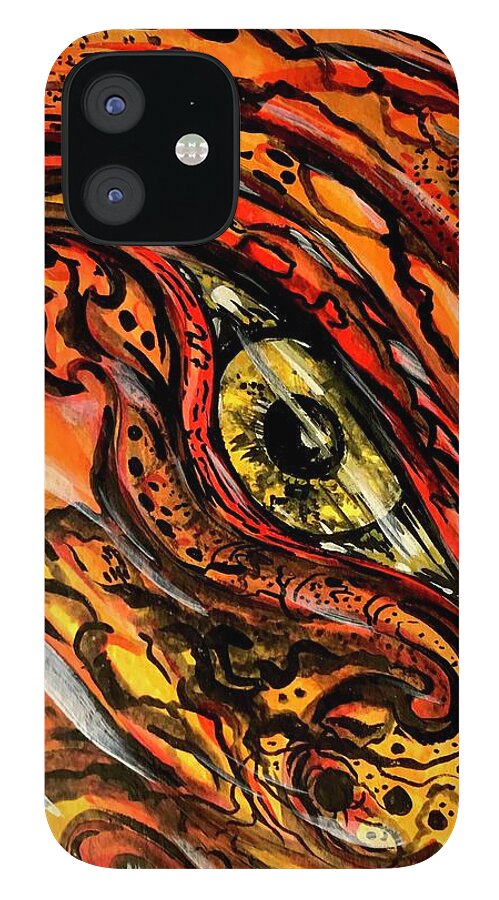 Orange Eye - Phone Case