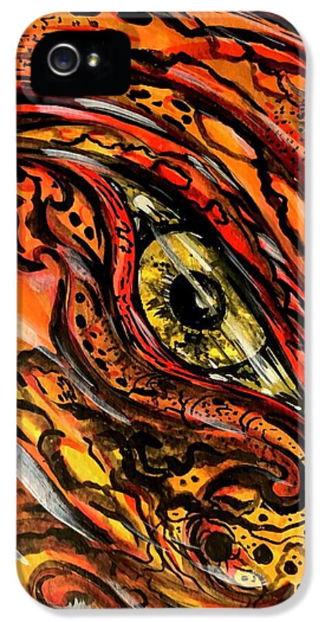 Orange Eye - Phone Case
