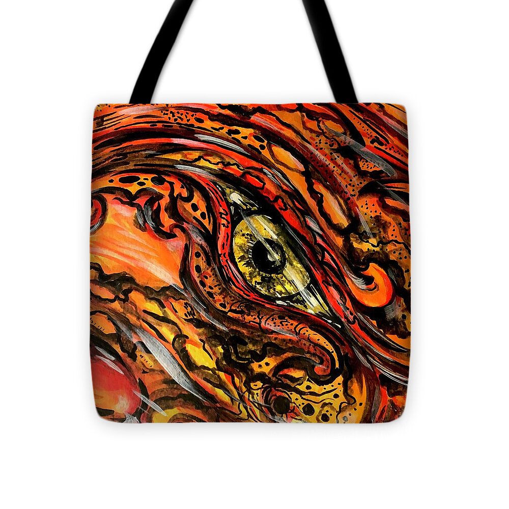 Orange Eye - Tote Bag