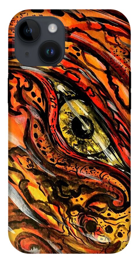 Orange Eye - Phone Case
