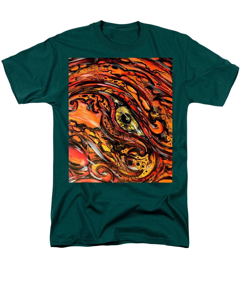 Orange Eye - Men's T-Shirt  (Regular Fit)