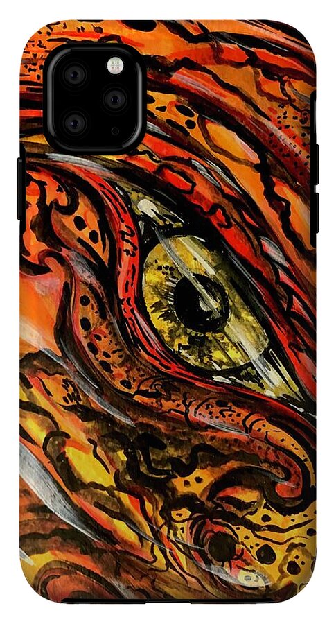 Orange Eye - Phone Case