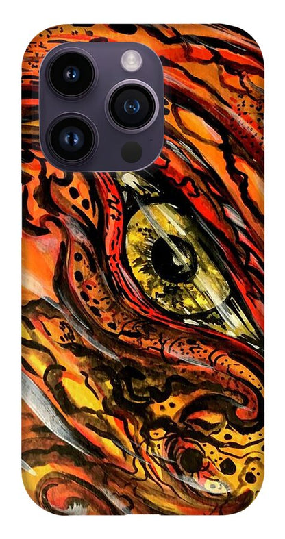 Orange Eye - Phone Case