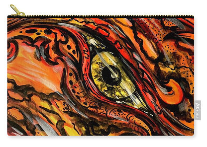 Orange Eye - Zip Pouch