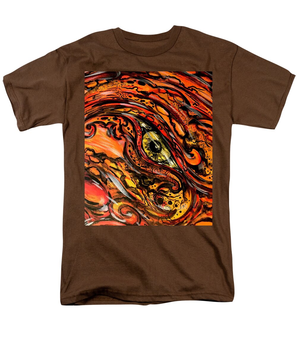 Orange Eye - Men's T-Shirt  (Regular Fit)