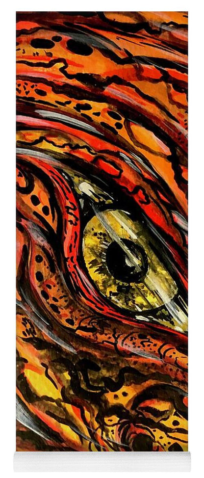 Orange Eye - Yoga Mat