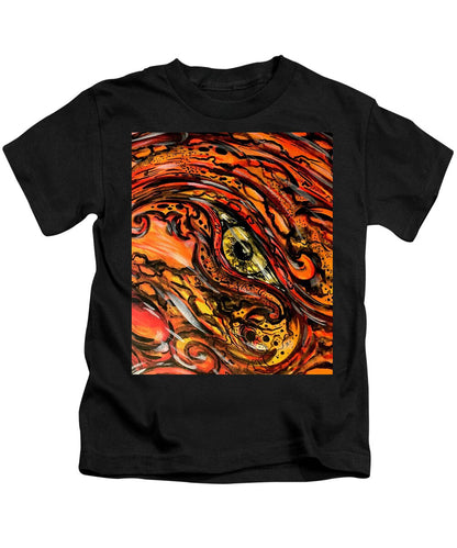 Orange Eye - Kids T-Shirt