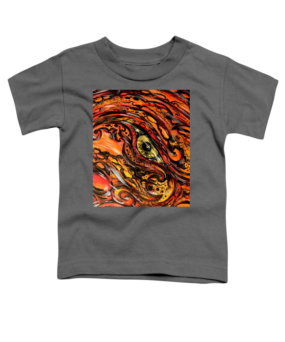 Orange Eye - Toddler T-Shirt
