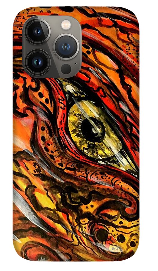 Orange Eye - Phone Case