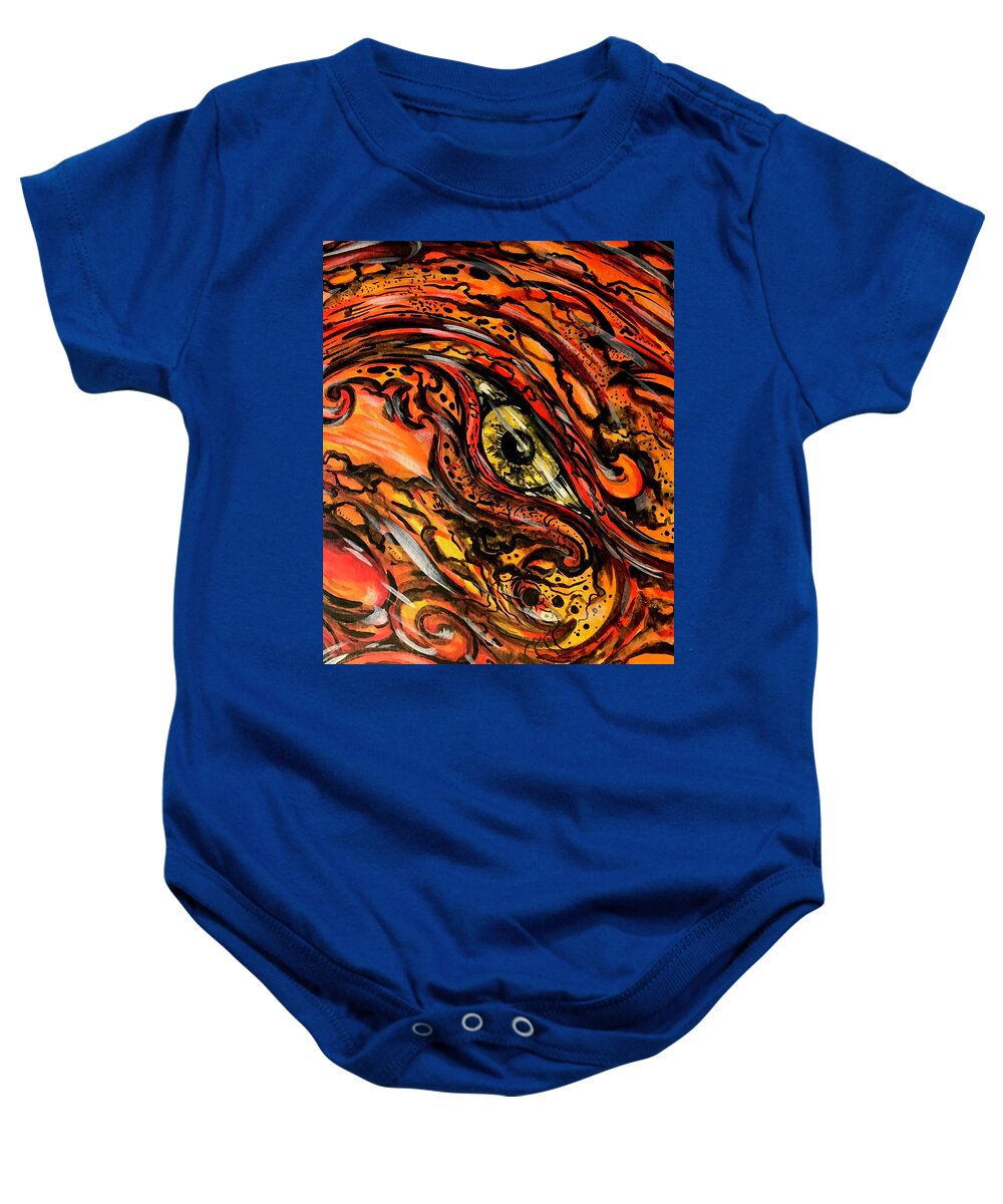 Orange Eye - Baby Onesie