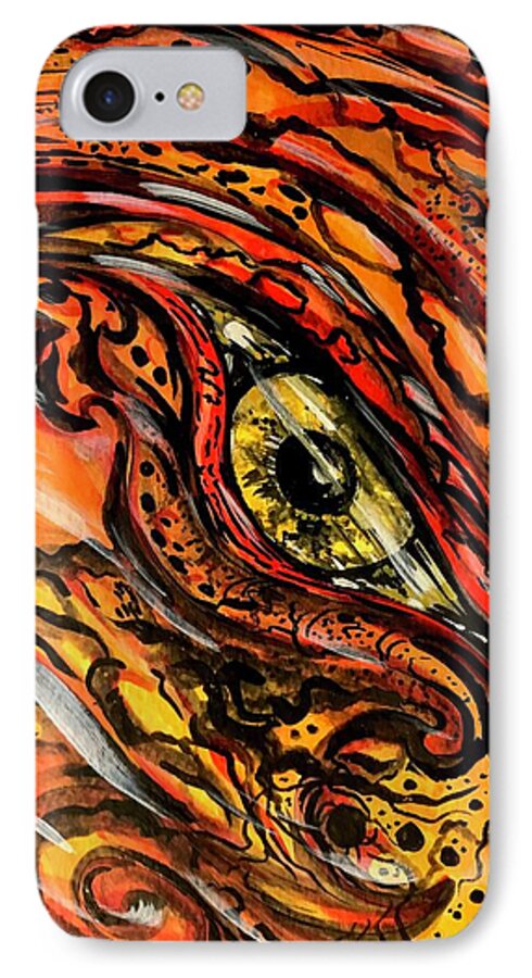 Orange Eye - Phone Case