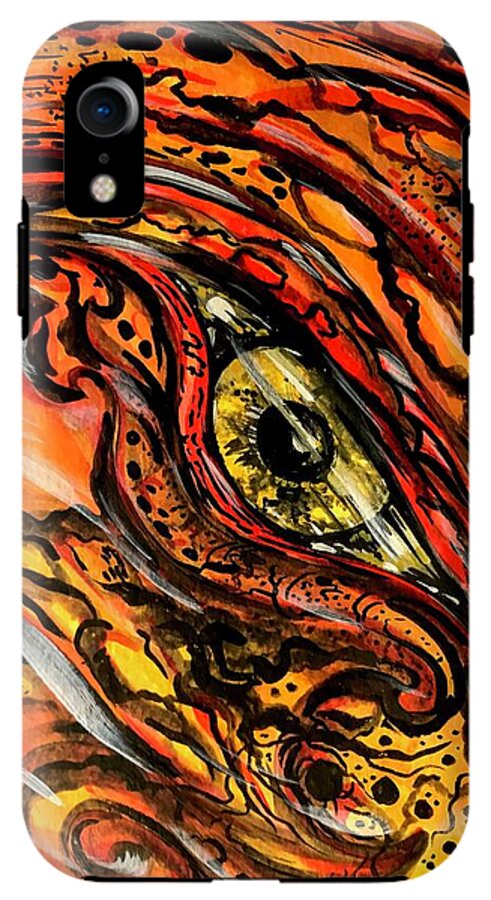 Orange Eye - Phone Case