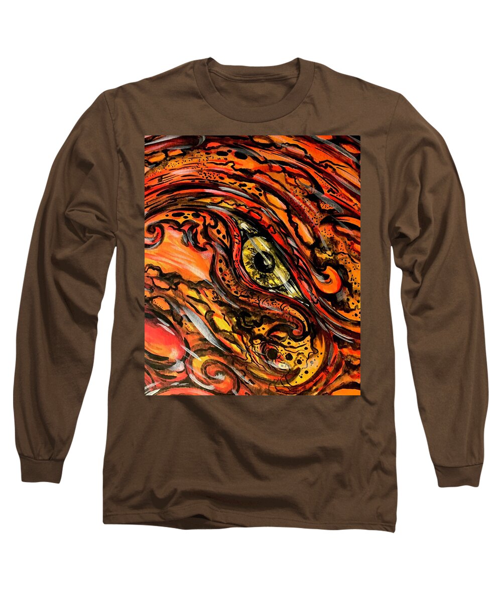 Orange Eye - Long Sleeve T-Shirt