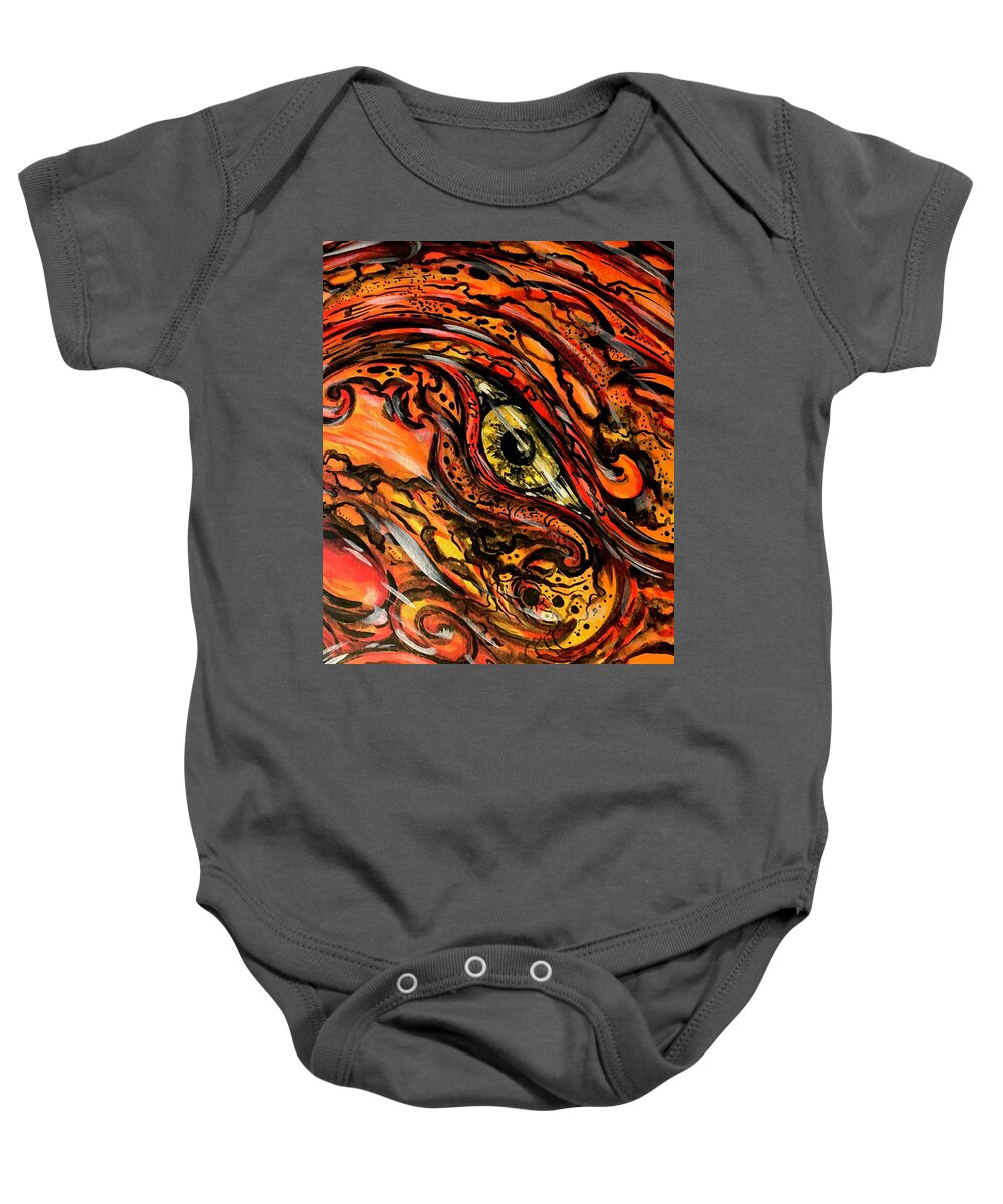 Orange Eye - Baby Onesie