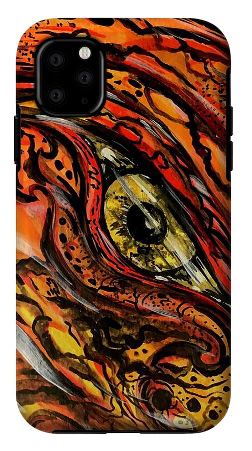 Orange Eye - Phone Case