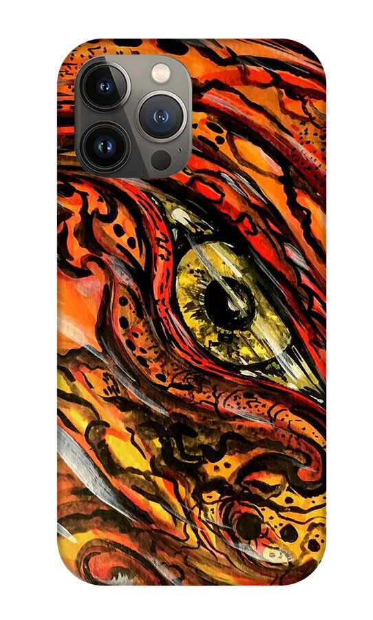 Orange Eye - Phone Case