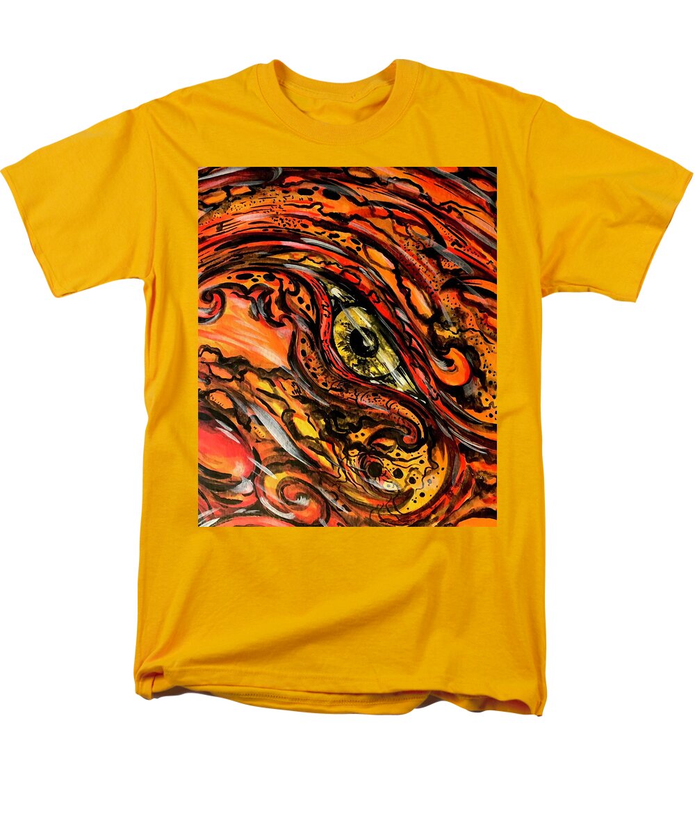 Orange Eye - Men's T-Shirt  (Regular Fit)