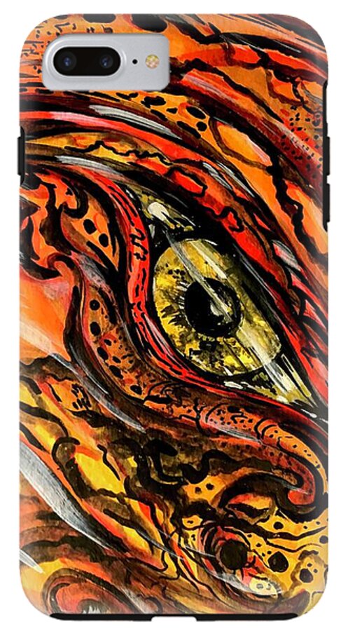 Orange Eye - Phone Case