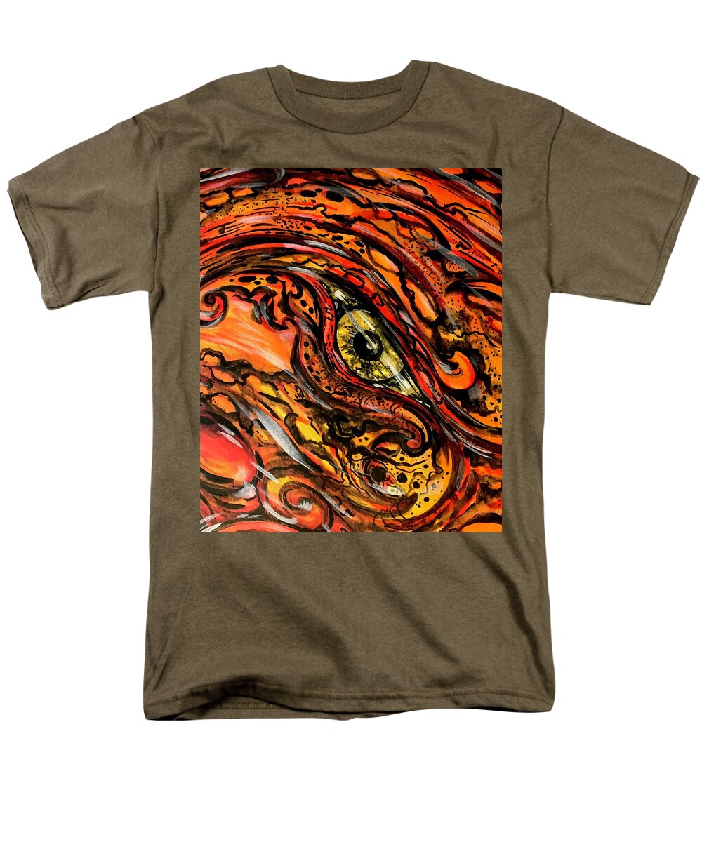 Orange Eye - Men's T-Shirt  (Regular Fit)