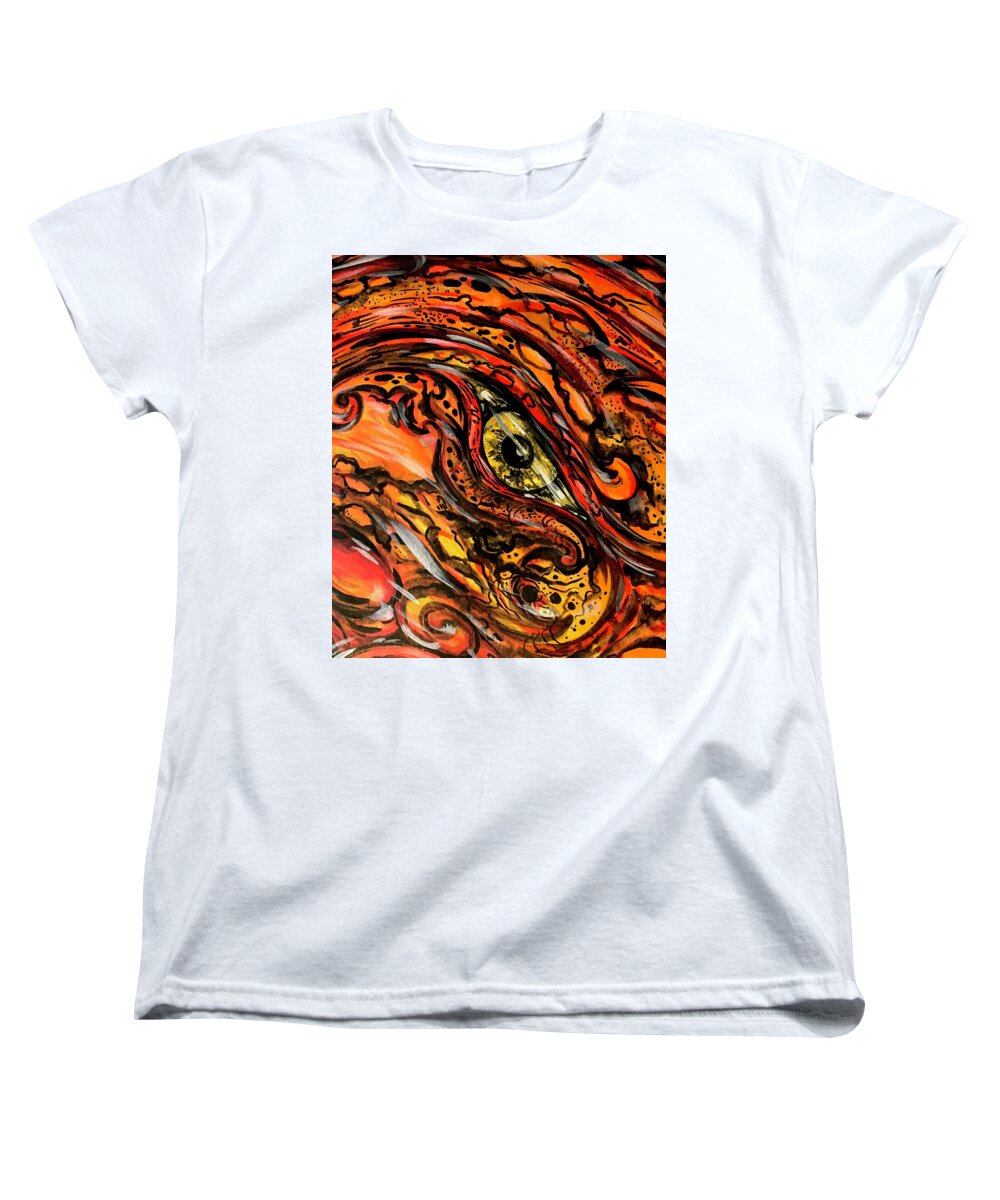 Orange Eye - Women's T-Shirt (Standard Fit)