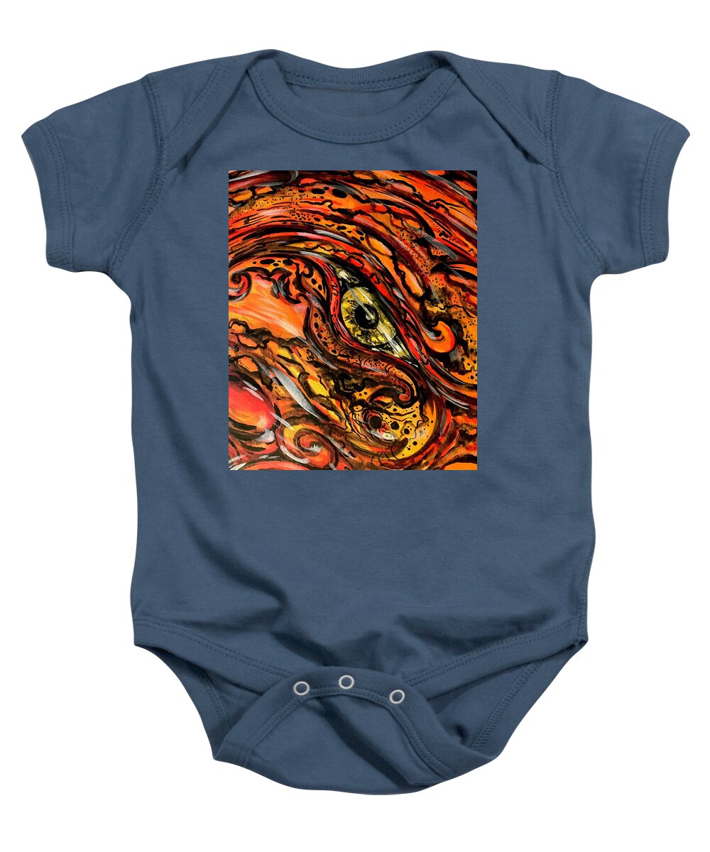 Orange Eye - Baby Onesie