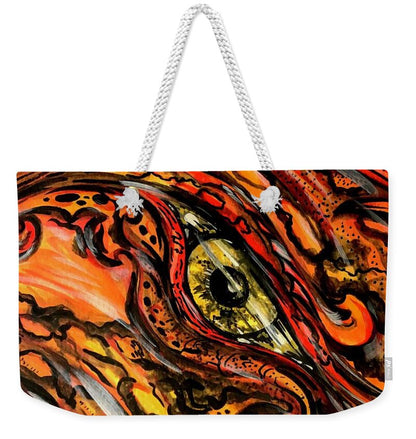 Orange Eye - Weekender Tote Bag