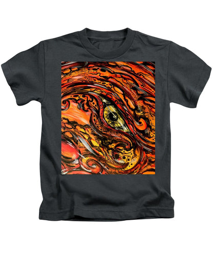 Orange Eye - Kids T-Shirt