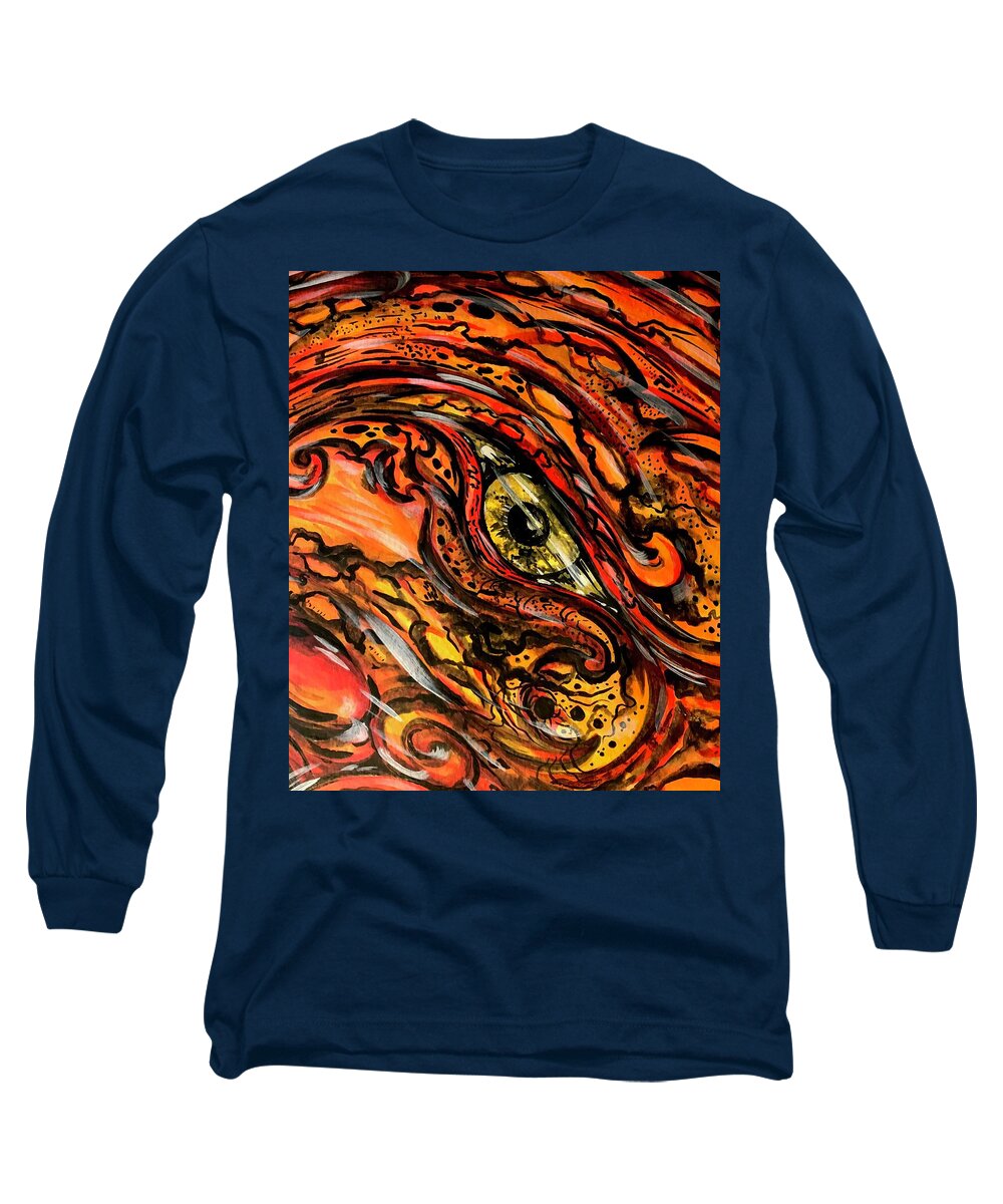 Orange Eye - Long Sleeve T-Shirt