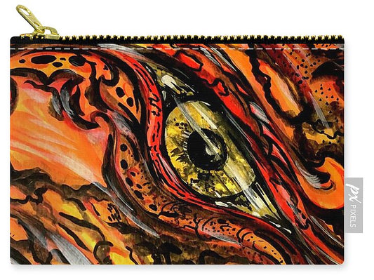 Orange Eye - Zip Pouch