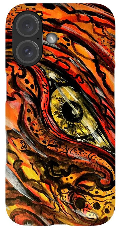 Orange Eye - Phone Case