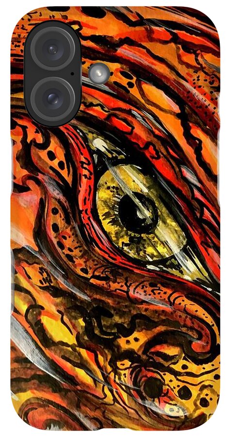 Orange Eye - Phone Case