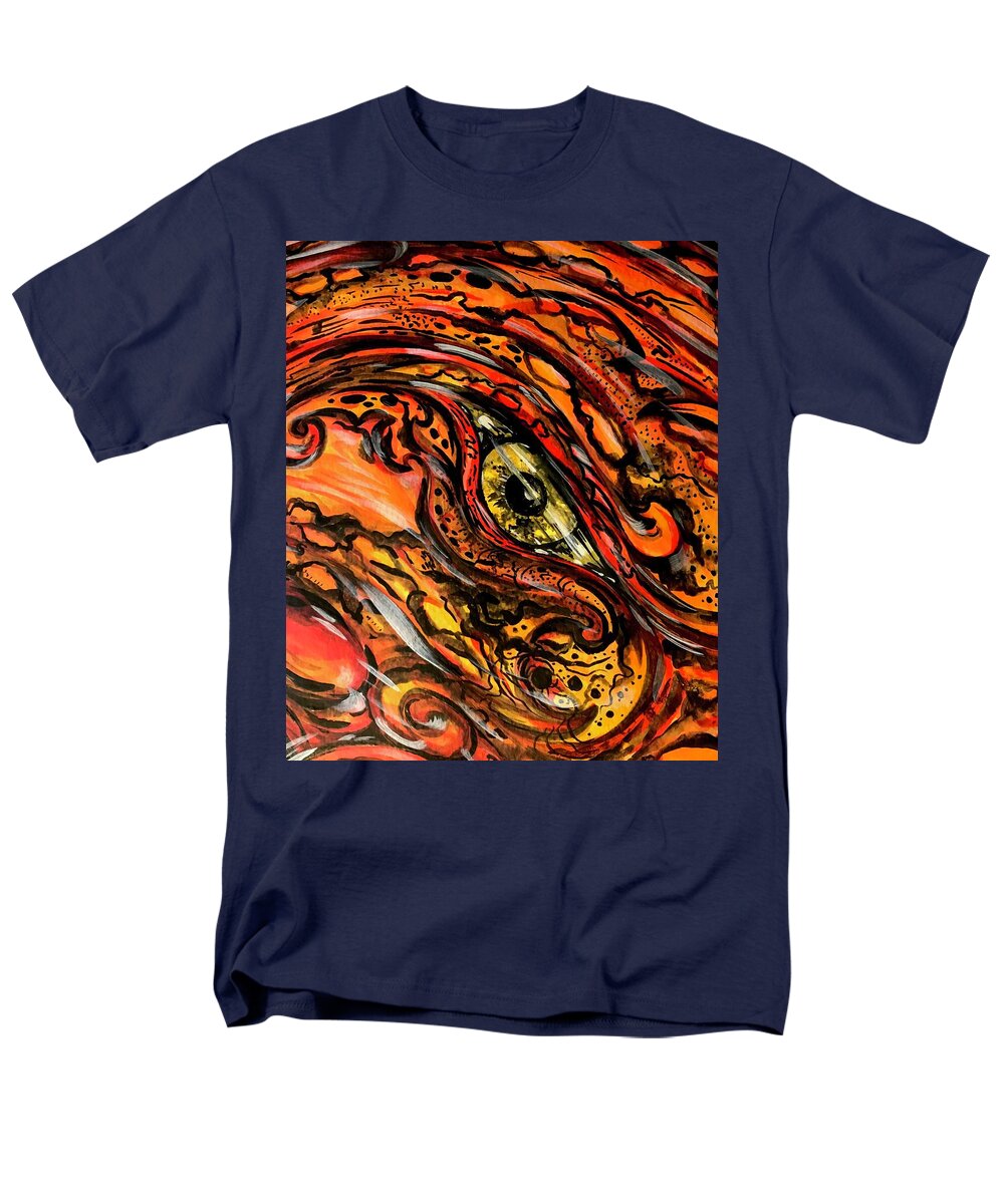 Orange Eye - Men's T-Shirt  (Regular Fit)