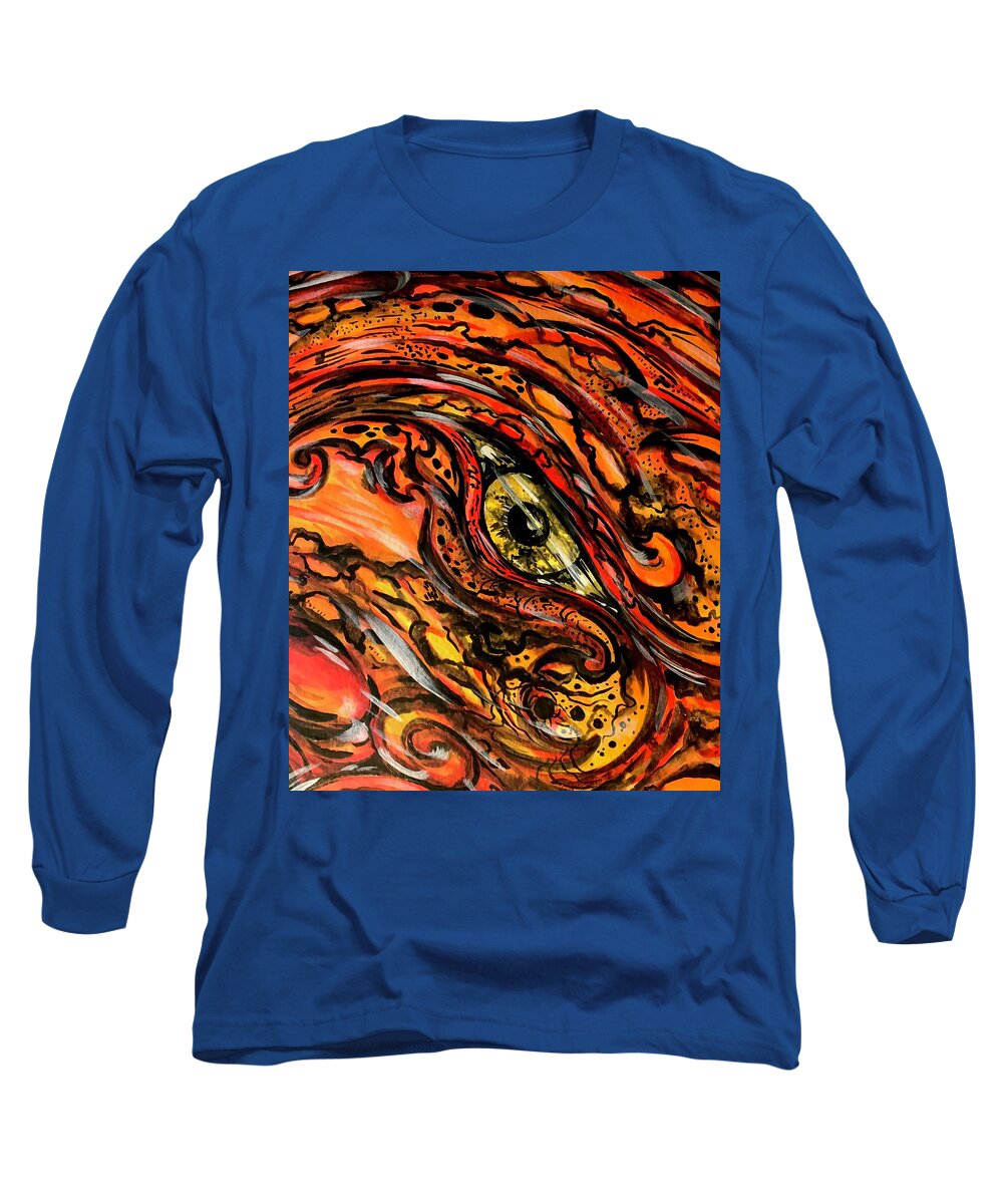 Orange Eye - Long Sleeve T-Shirt