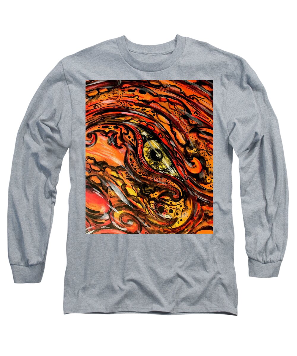 Orange Eye - Long Sleeve T-Shirt