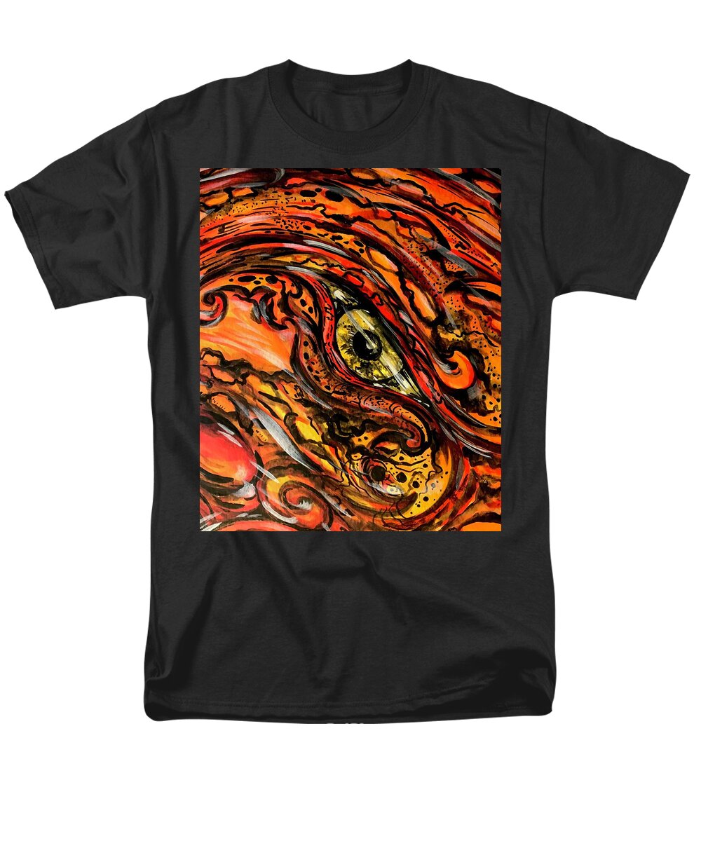 Orange Eye - Men's T-Shirt  (Regular Fit)
